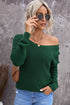 Cross Back Hollow-Out Sweater